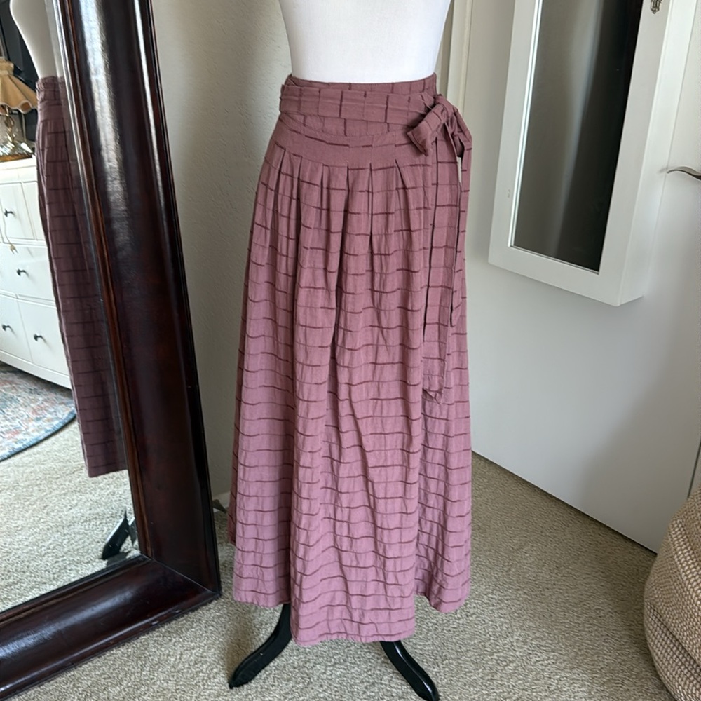 Bohme Mauve Midi Skirt